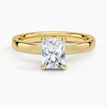 Fairmined Perfect Fit Solitaire 2.5mm Ring Yellow Gold 18k Radiant Engagement Ring