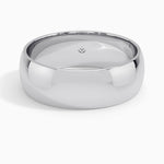 Comfort Fit 7mm Wedding Ring Platinum Wedding Band
