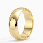 Comfort Fit 7mm Wedding Ring Yellow Gold 18k Wedding Band