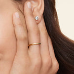 Comfort Fit Wedding Ring Yellow Gold 18k 2mm Wedding Band