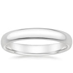 Slim Profile Wedding Ring Platinum 3mm Wedding Band