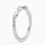Winding Willow Ring Platinum Wedding Band