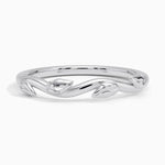 Winding Willow Ring Platinum Wedding Band