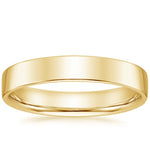 Mojave 4mm Wedding Ring Yellow Gold 18k Wedding Band