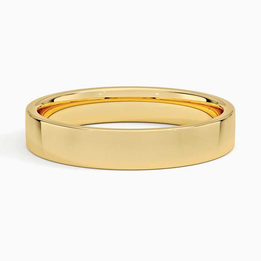 Mojave 4mm Wedding Ring Yellow Gold 18k Wedding Band