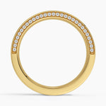 Mojave 6mm Diamond Wedding Ring Yellow Gold 18k Wedding Band
