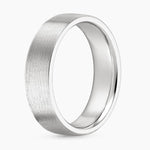 Mojave Matte 5.5mm Wedding Ring Platinum Wedding Band
