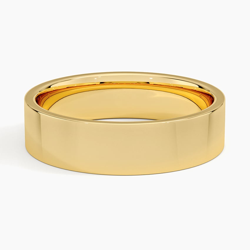 Mojave 5.5mm Wedding Ring Yellow Gold 18k Wedding Band