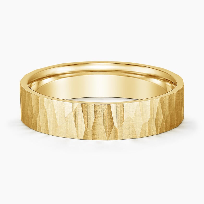 Aspen 5mm Wedding Ring Yellow Gold 18k Wedding Band