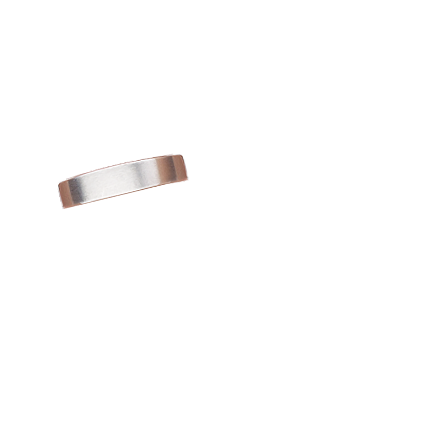 Mojave Matte 5mm Wedding Ring Platinum Wedding Band