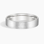 Mojave Matte 7mm Wedding Ring Platinum Wedding Band