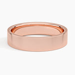 Mojave 5mm Wedding Ring Rose Gold 18k Wedding Band