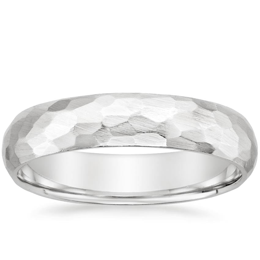 Canyon 5mm Wedding Ring Platinum Wedding Band