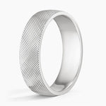 Mojave Maverick 6mm Wedding Ring White Gold 18k Wedding Band