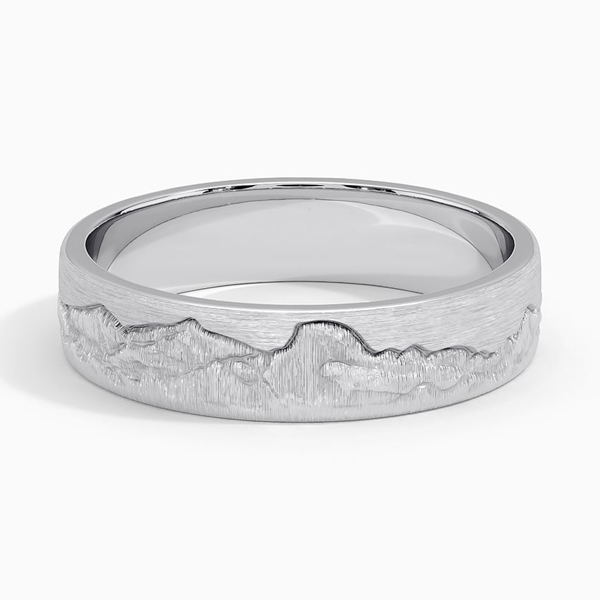 Yosemite 5mm Wedding Ring Platinum Wedding Band