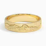 Yosemite 5mm Wedding Ring Yellow Gold 18k Wedding Band