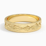 Rockies 5mm Wedding Ring Yellow Gold 18k Wedding Band