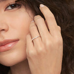 Curved Wedding Ring Platinum 1.5mm Wedding Band