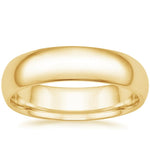 Comfort Fit 5.5mm Wedding Ring Yellow Gold 18k Wedding Band