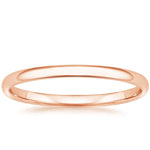 Slim Profile Wedding Ring Rose Gold 18k 1.5mm Wedding Band