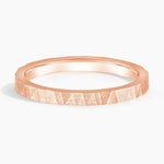 Aspen 2mm Wedding Ring Rose Gold 18k Wedding Band