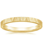 Aspen 2mm Wedding Ring Yellow Gold 18k Wedding Band