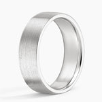 Mojave Matte 6mm Wedding Ring Platinum Wedding Band