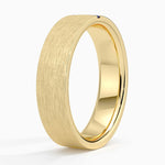 Horizon Sapphire 5.5mm Wedding Ring Yellow Gold 18k Wedding Band