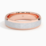 Emery 5.5mm Wedding Ring Rose Gold 18k Wedding Band