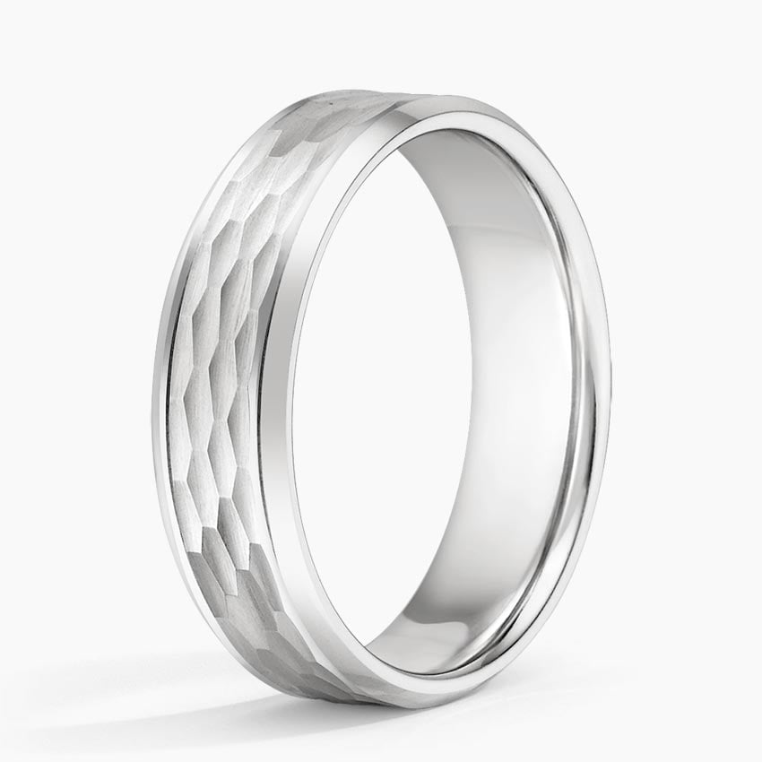 River 6mm Wedding Ring Platinum Wedding Band