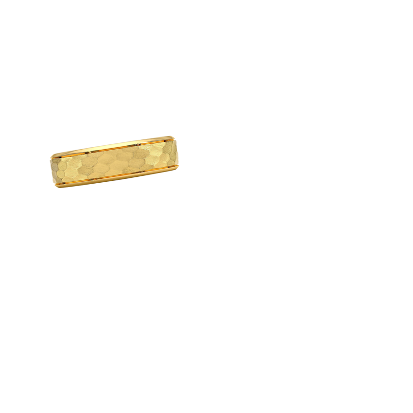 River 6mm Wedding Ring Yellow Gold 18k Wedding Band