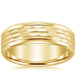 River 6mm Wedding Ring Yellow Gold 18k Wedding Band