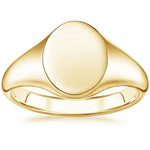 Classic Signet Ring Yellow Gold 18k Wedding Band