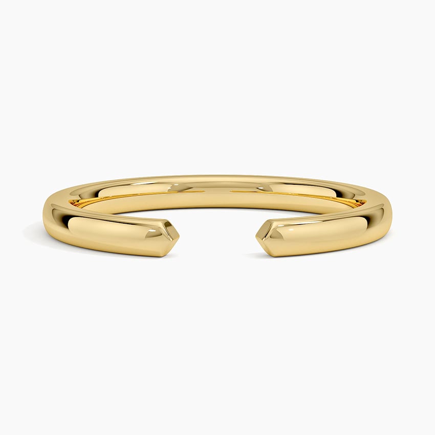 Liv 2mm Open Ring Yellow Gold 18k Wedding Band