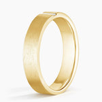 Apollo Diamond 4.5mm Wedding Ring Yellow Gold 18k Wedding Band