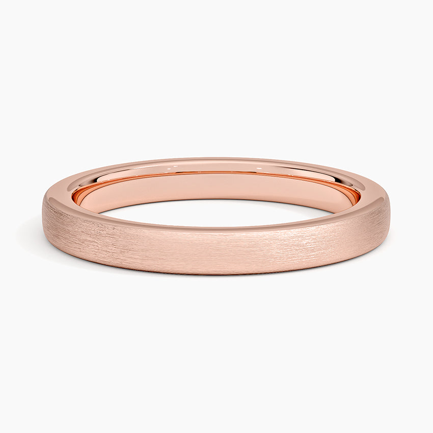 Quattro Wedding Ring Rose Gold 18k 2.5mm Wedding Band