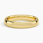 Comfort Fit Wedding Ring Yellow Gold 18k 3.5mm Wedding Band