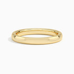 Comfort Fit Wedding Ring Yellow Gold 18k 2.5mm Wedding Band