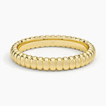 Petra Textured Ring Yellow Gold 18k Wedding Band