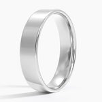 Mojave Slim Profile 5mm Wedding Ring Platinum Wedding Band