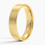 Mojave Slim Profile 5mm Wedding Ring Yellow Gold 18k Wedding Band