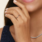 Winding Willow Sapphire Ring Yellow Gold 18k Wedding Band