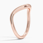 Silhouette Ring Rose Gold 18k Wedding Band