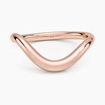 Silhouette Ring Rose Gold 18k Wedding Band