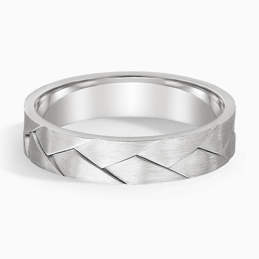 Lassen 5mm Wedding Ring Platinum Wedding Band