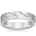 Lassen 5mm Wedding Ring Platinum Wedding Band