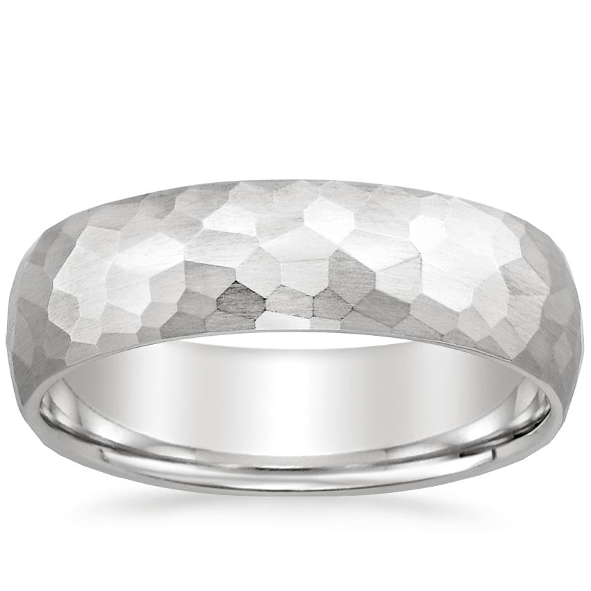 Canyon 6mm Wedding Ring Platinum Wedding Band