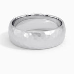 Canyon 7mm Wedding Ring Platinum Wedding Band