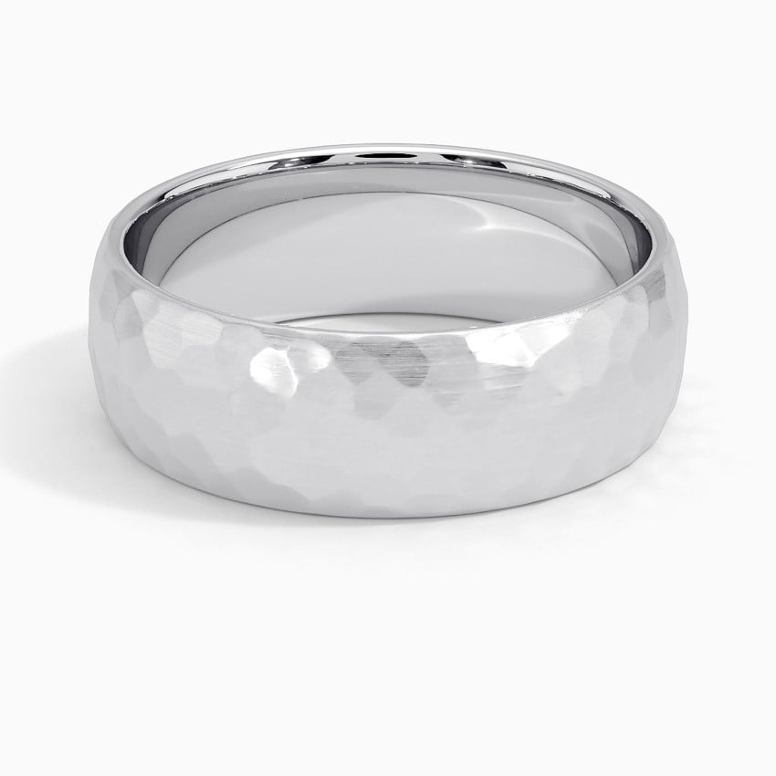 Canyon 7mm Wedding Ring Platinum Wedding Band