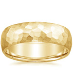 Canyon 7mm Wedding Ring Yellow Gold 18k Wedding Band